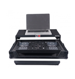 ProX ProX ATA Flight Road Case For FLX4, SB3, DDJ-400 DJ Controller w/ Laptop Shelf - Black Finish (X-DDJFLX4LTBL)