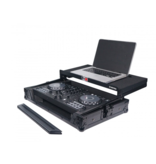 ProX ProX ATA Flight Road Case For FLX4, SB3, DDJ-400 DJ Controller w/ Laptop Shelf - Black Finish (X-DDJFLX4LTBL)