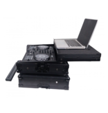 ProX ProX ATA Flight Road Case For FLX4, SB3, DDJ-400 DJ Controller w/ Laptop Shelf - Black Finish (X-DDJFLX4LTBL)