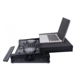 ProX ProX ATA Flight Road Case For FLX4, SB3, DDJ-400 DJ Controller w/ Laptop Shelf - Black Finish (X-DDJFLX4LTBL)