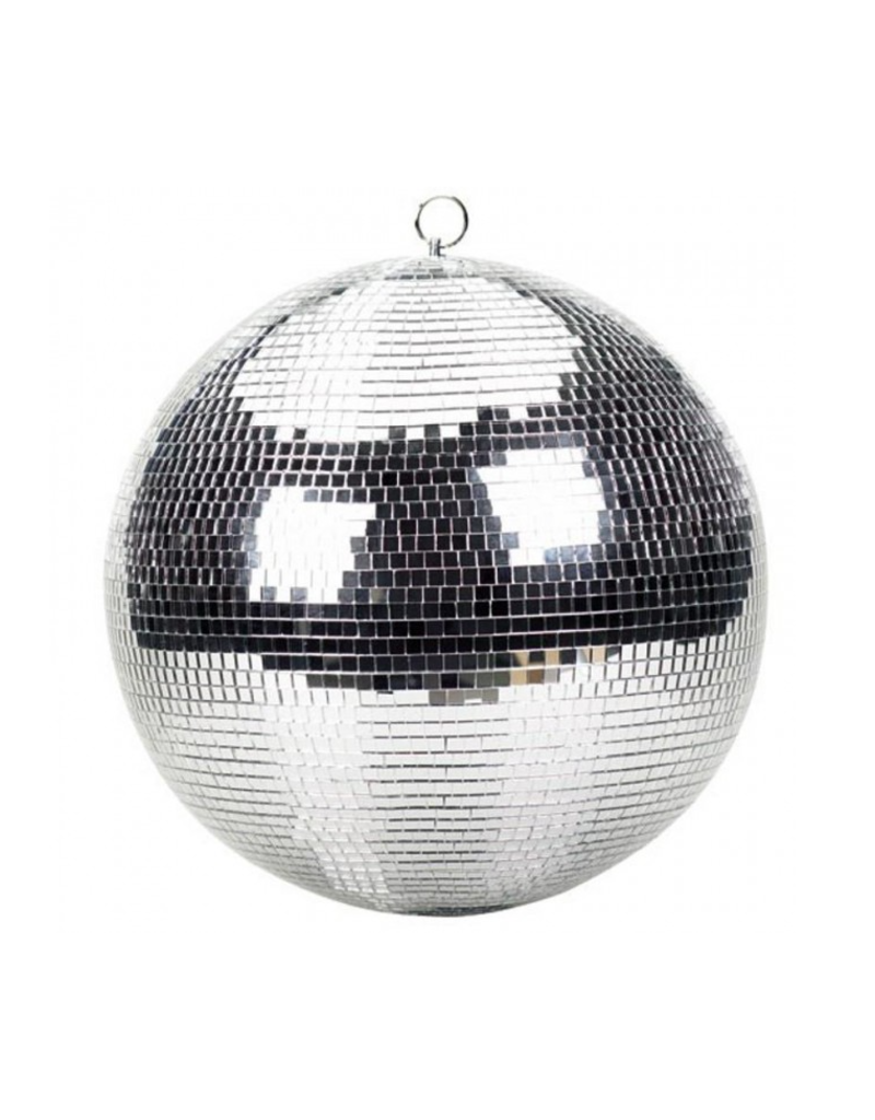 ProX ProX 24" Mirror Ball Bright Silver Reflective Indoor DJ Sphere with Hanging Ring for Lighting  (MB-24)