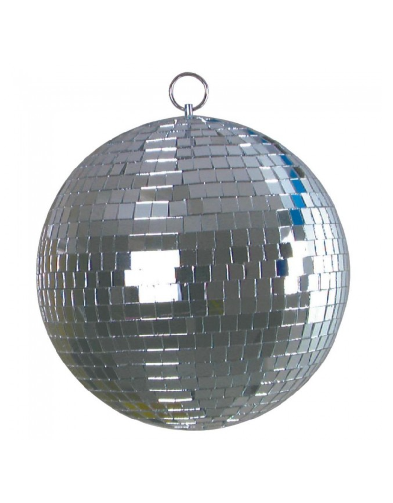 ProX Prox 8" inch Mirror Disco Ball Bright Silver Reflective Indoor DJ Sphere with Hanging Ring for Lighting (MB-8)