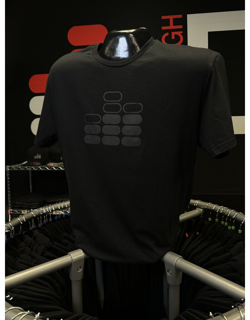 Mile High DJ Supply Mile High DJ Supply Black on Black T Shirt (short sleeved)