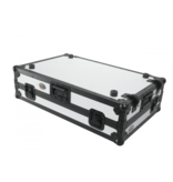 ProX ProX ATA Flight Case for REV7 w/ Laptop Shelf 1U Rack Space + Wheels - White Black (XS-DDJREV7WLTWH)