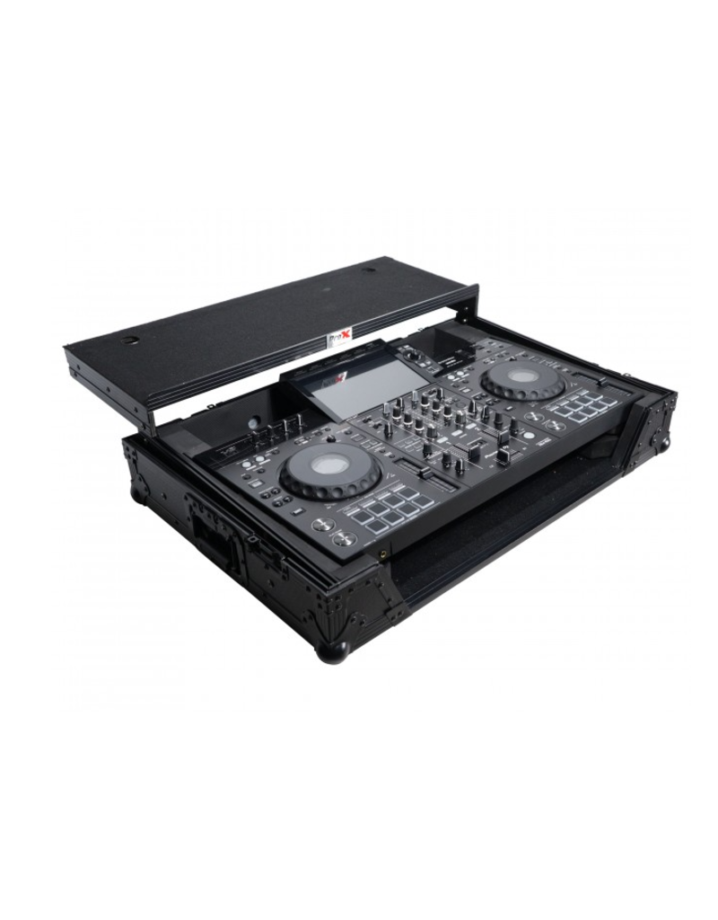 ProX ProX  Black ATA Style DJ Controller Case for DDJ-REV5 XDJ-RX3 RX2 Case w/Laptop Shelf + Wheels  (XS-XDJRX3WLTBL)