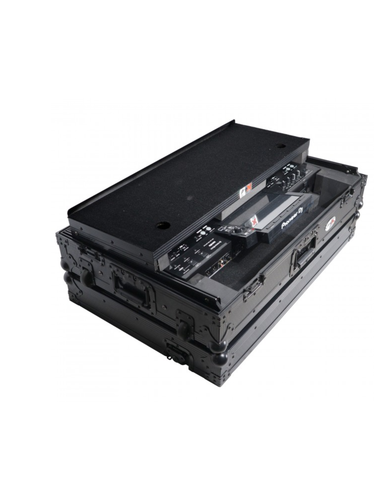 ProX ProX  Black ATA Style DJ Controller Case for DDJ-REV5 XDJ-RX3 RX2 Case w/Laptop Shelf + Wheels  (XS-XDJRX3WLTBL)