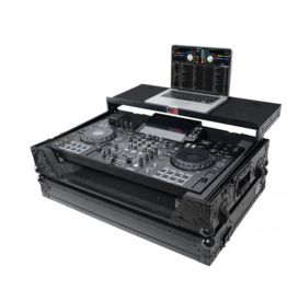ProX ProX  Black ATA Style DJ Controller Case for REV5, RX3 + RX2 w/Laptop Shelf + Wheels  (XS-XDJRX3WLTBL)