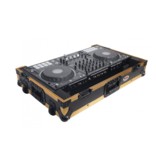 ProX ProX ATA Flight Case for Pioneer DDJ1000 FLX6 SX3 DJ Controller w/ 1U Rack Space + Wheels - Gold Black (XS-DDJ1000WFGLD)