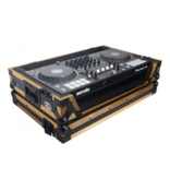 ProX ProX ATA Flight Case for Pioneer DDJ1000 FLX6 SX3 DJ Controller w/ 1U Rack Space + Wheels - Gold Black (XS-DDJ1000WFGLD)