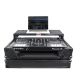 ProX ProX Black Flight Case For Pioneer DDJ-800 w/Sliding Laptop Shelf +Wheels &1U Rackspace (XS-DDJ800WLTBL)