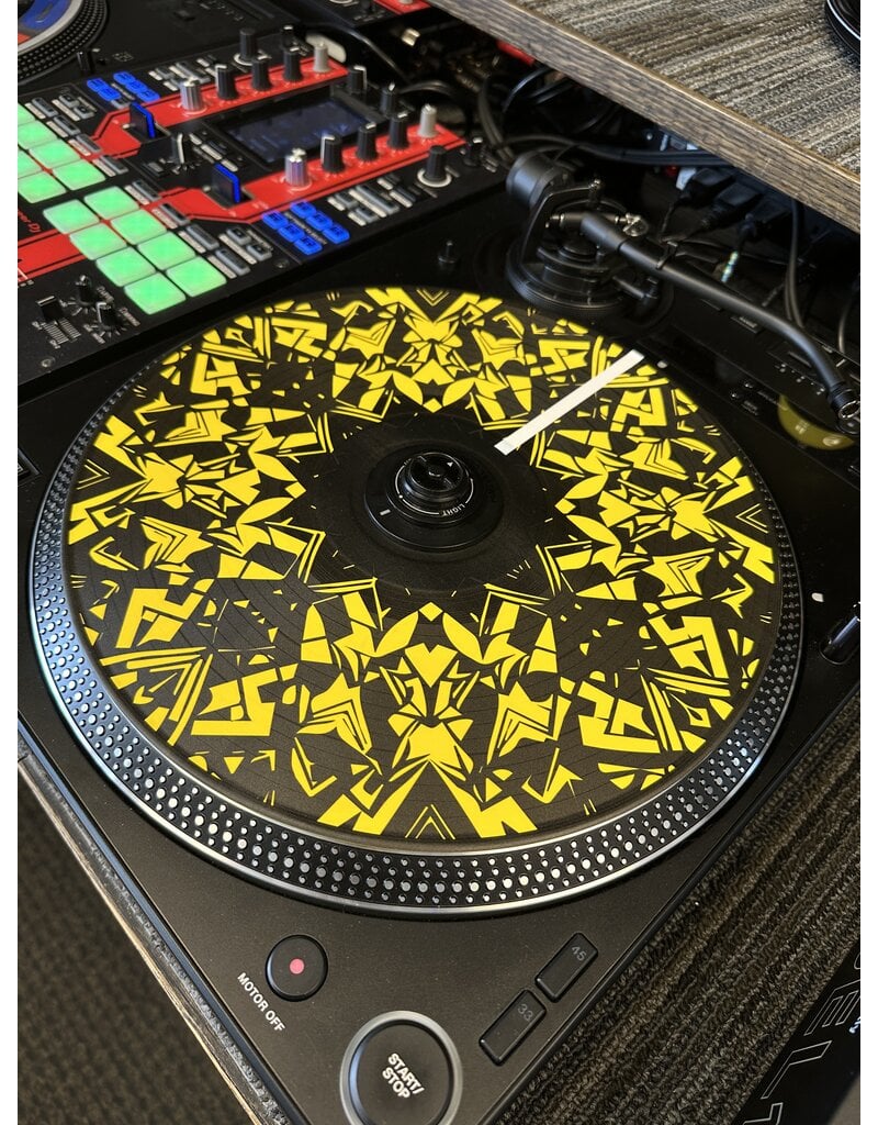 Mile High DJ Supply Mile High DJ Supply Yellow Kaleidoscope 12" Serato Control Vinyl (One Pair)