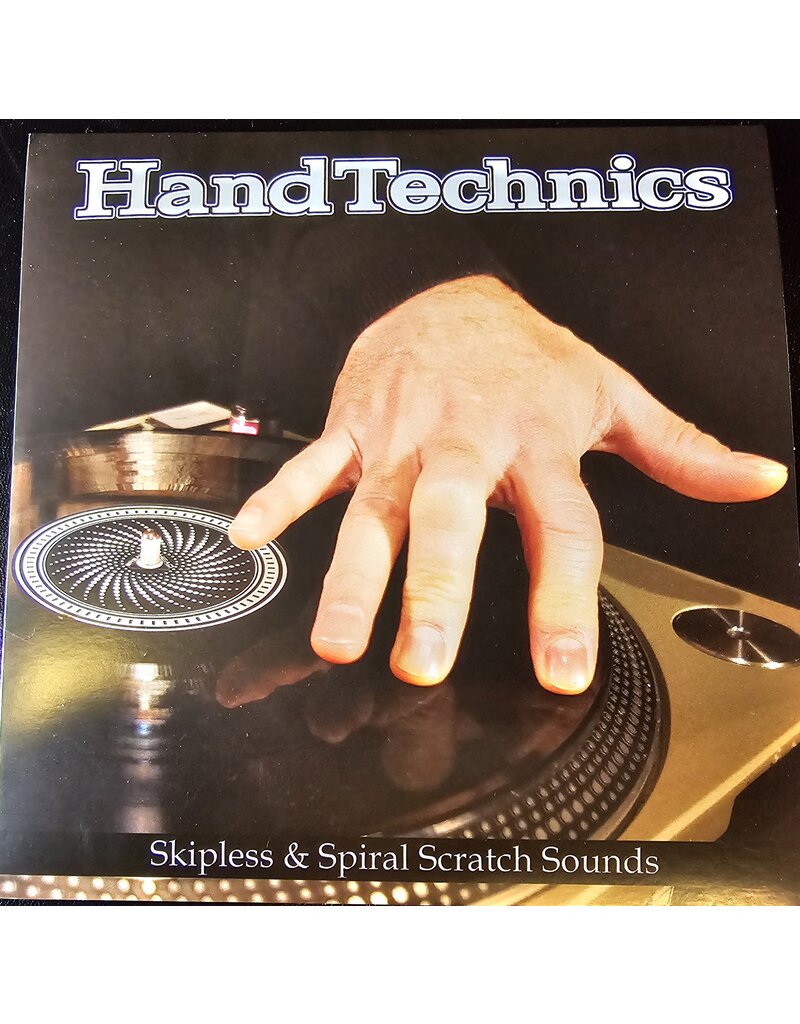 Hand Technics: Skipless + Spiral Scratch Sounds 7" Scratch Record  from DJ QUEST (Bullet Proof/Space Travelers/Live Human) New Colored Vinyl!