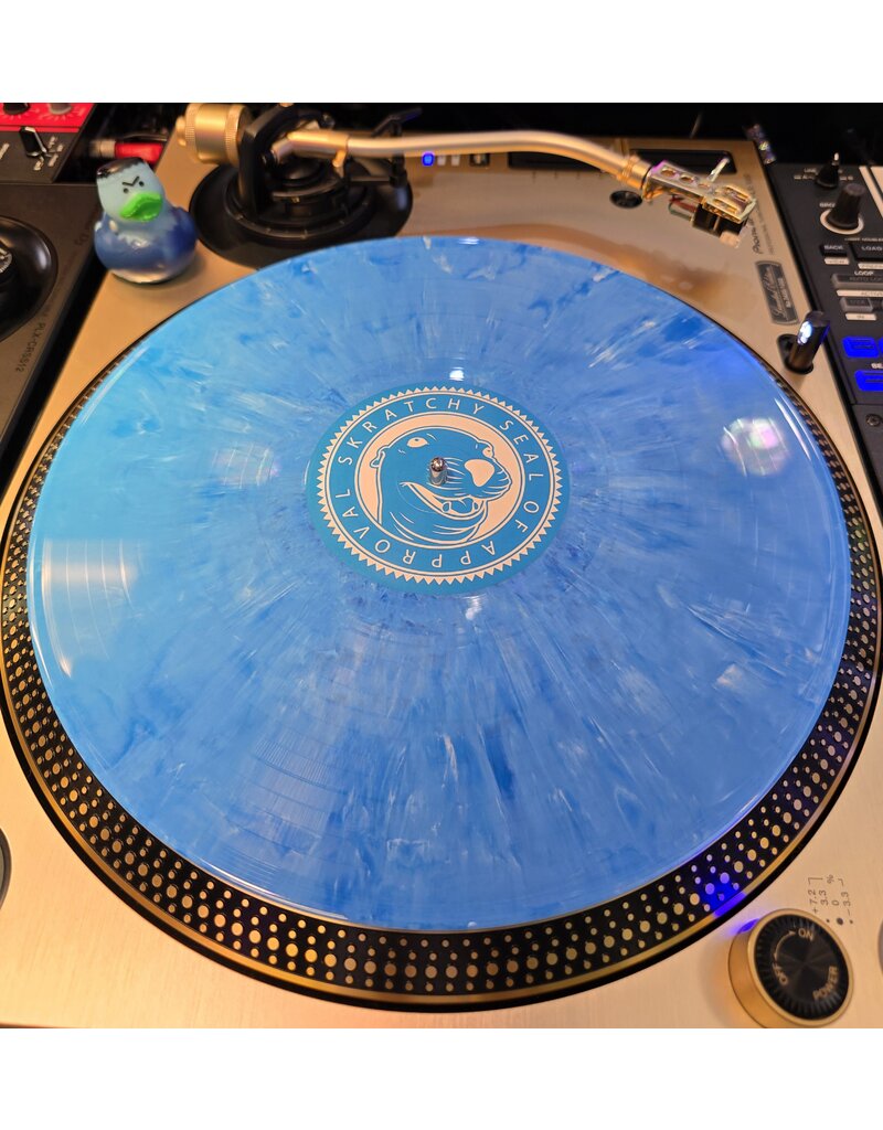 Thud Rumble Superseal 8.3: Mix Master MAZINGER Vs Ultrapitch Ultraman:  12” Scratch Record: Blue Vinyl!