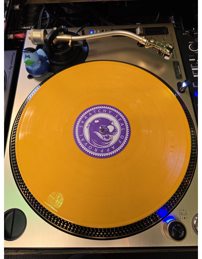 Thud Rumble Superseal 8.4: Spaghetti Seal Vs TRIUMPH the Turntablist :  12” Scratch Record - Mustard Yellow Vinyl