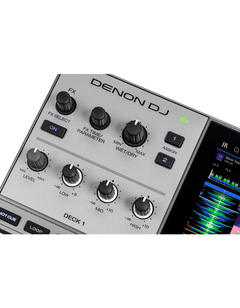 Denon DJ PRIME GO+  2-Channel StandAlone DJ Controller  Rechargeable Battery-powered, Standalone DJ System with Wi-Fi Streaming