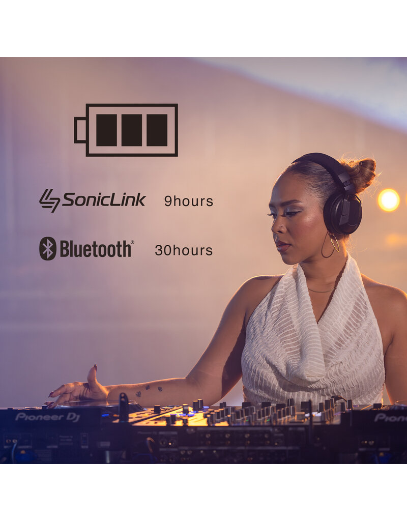 HDJ-F10-TX Professional Wireless DJ Headphones with HDJ-F10-TX Professional Wireless DJ Headphones with