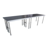 ProX ProX Table 2 x 6 Single Stage Unit/Table Height Adjustable from 28 to 48 in. (XSQ-2X6MK2)
