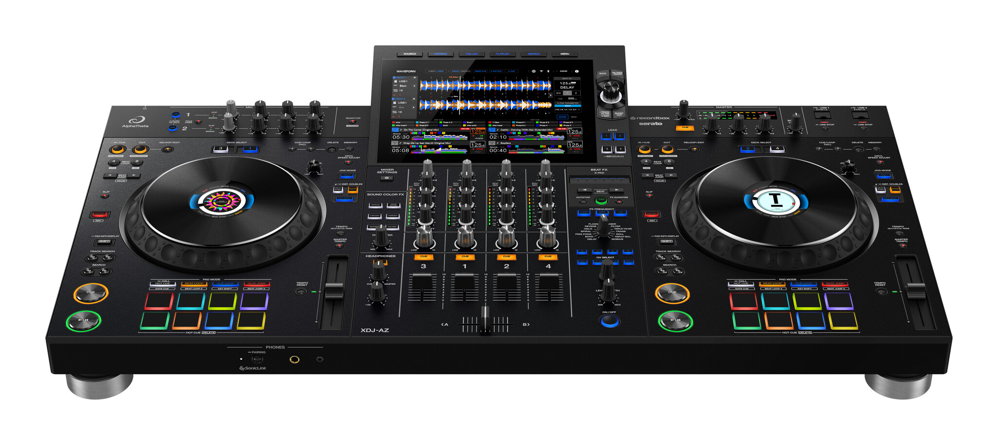 XDJ-AZ All-in-One DJ System w/ Built-in Wi-Fi + 4-deck