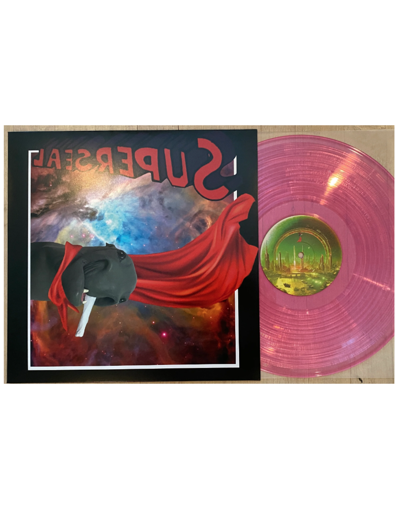 Thud Rumble Superseal Bizarro 12” Clear Bubblegum Pink Vinyl w Reverse Side + Ultra Skipless Side!!!