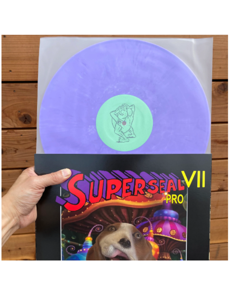 Thud Rumble Superseal VII: MELTED MUTT 12" Scratch Record: Purple Vinyl