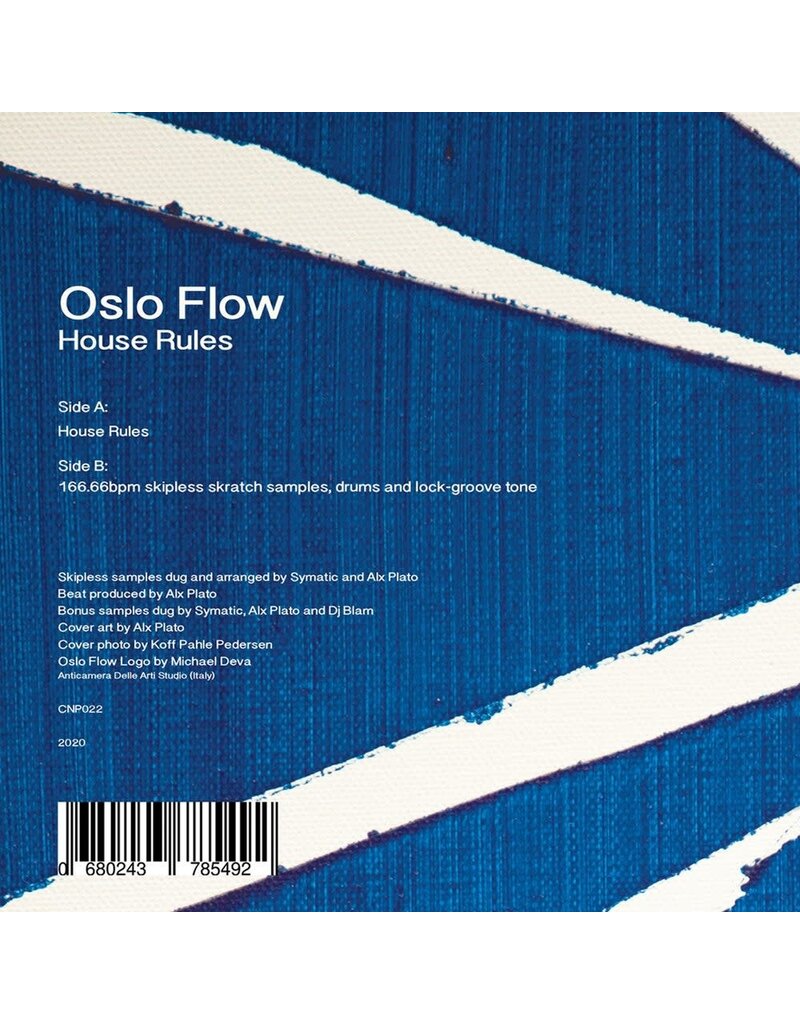 Cut & Paste House Rules: Oslo Flow / Alx Plato 7" Scratch Record - Cut & Paste Records