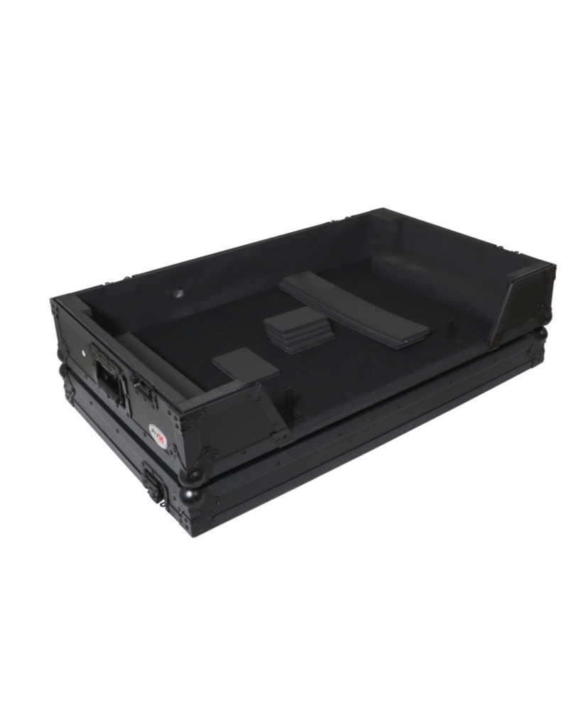 ProX ProX ATA Flight Case For Pioneer XDJ-AZ DJ Controller w/ 1U Rack Space + Wheels - Black (XS-XDJAZWBL)