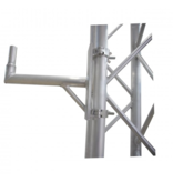 ProX ProX 14 inch Speaker Mounting Pole Extension with Dual Truss Clamps for F34 F32 F31 Segments - 2" Diameter (XT-SPMT)