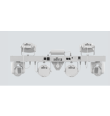 Chauvet DJ Chauvet DJ GigBAR Move 5-in-1 Lighting System with Moving Heads, Pars, Derbys, Strobe, and Laser Effects (White) (GIGBARMOVEWHT)