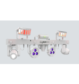 Chauvet DJ Chauvet DJ GigBAR Move 5-in-1 Lighting System with Moving Heads, Pars, Derbys, Strobe, and Laser Effects (White) (GIGBARMOVEWHT)