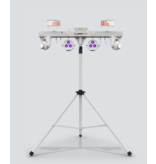 Chauvet DJ Chauvet DJ GigBAR Move 5-in-1 Lighting System with Moving Heads, Pars, Derbys, Strobe, and Laser Effects (White) (GIGBARMOVEWHT)