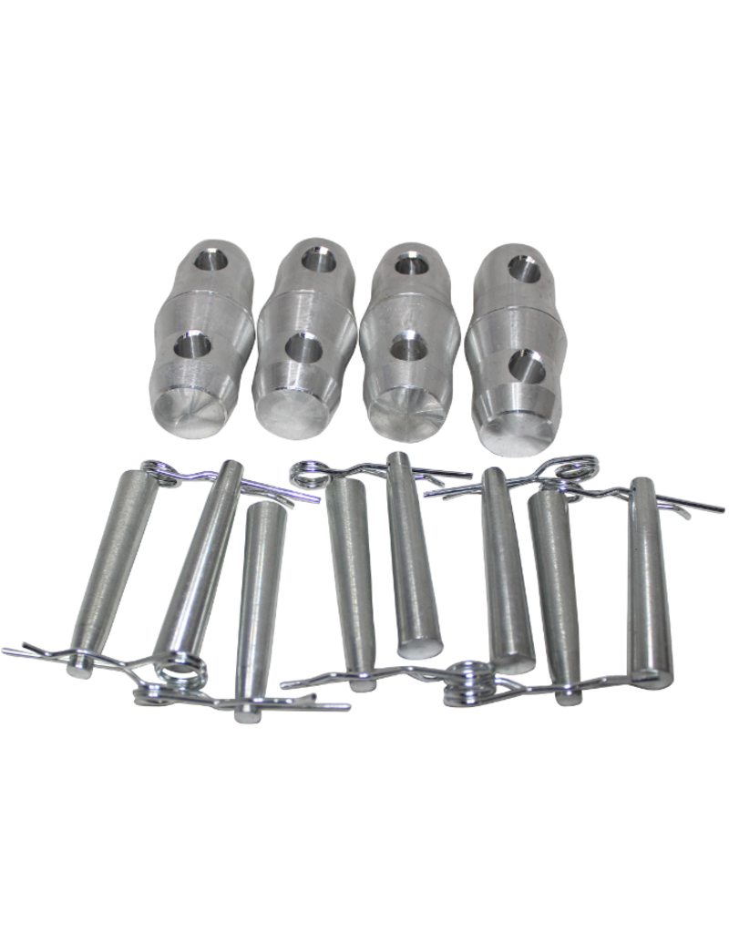 ProX ProX Set of (4) Double Sided Conical Couplers with connectors and pins (XT-CP-PAC3 Pack)