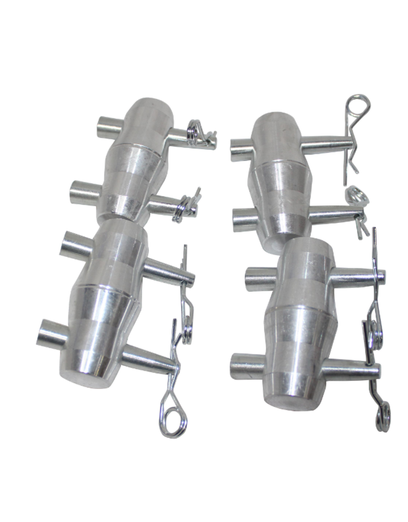 ProX ProX Set of (4) Double Sided Conical Couplers with connectors and pins (XT-CP-PAC3 Pack)