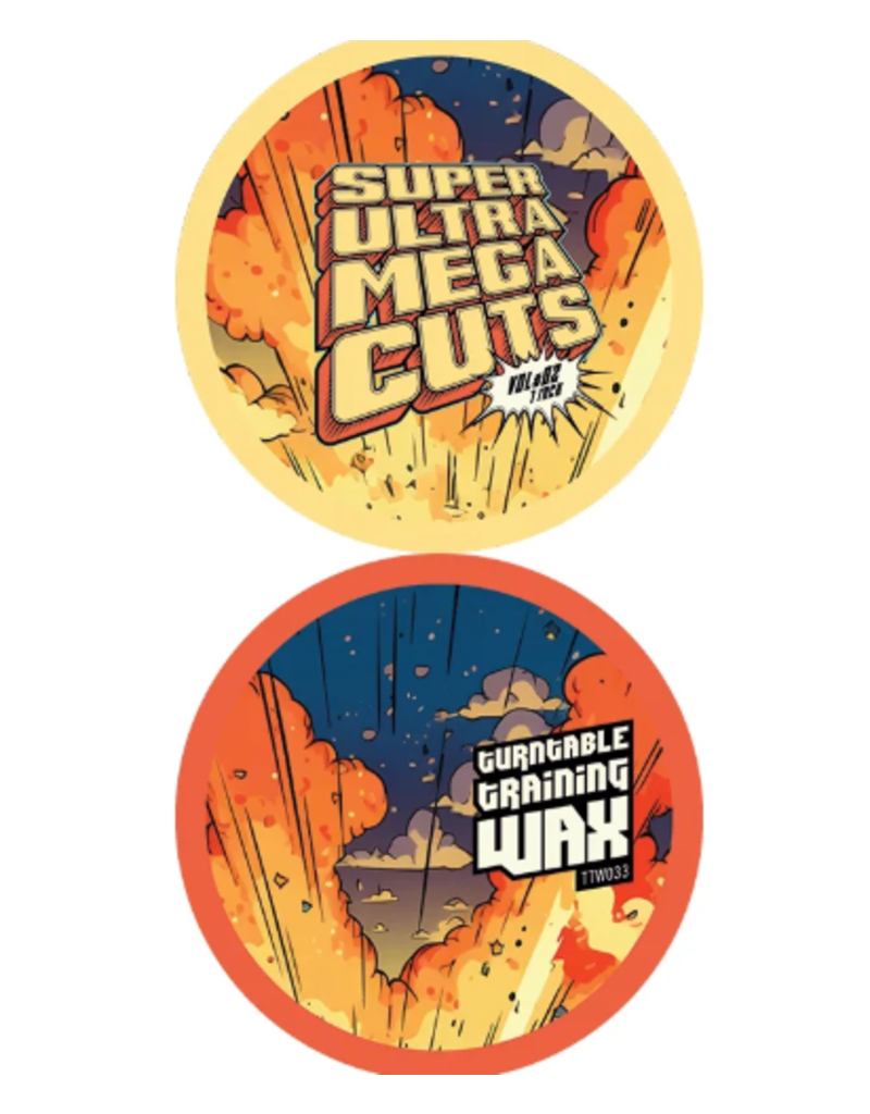 Turntable Training Wax Super Ultra Mega Cuts Vol. 2 7" Scratch Record from Ritchie Ruftone
