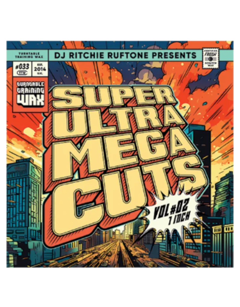 Turntable Training Wax Super Ultra Mega Cuts Vol. 2 7" Scratch Record from Ritchie Ruftone