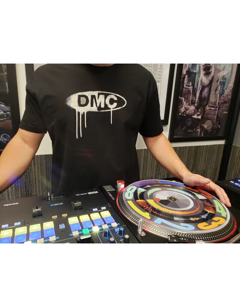 DMC Stencil Drip Logo T-Shirt by HAKS180