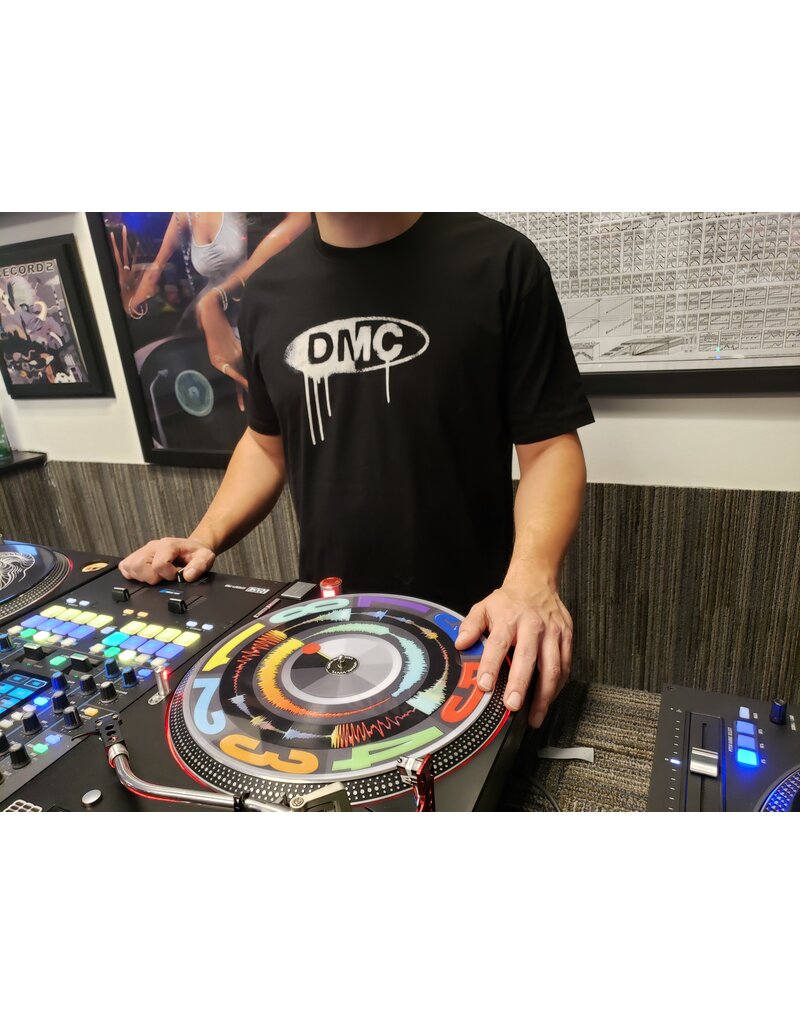 DMC Stencil Drip Logo T-Shirt by HAKS180