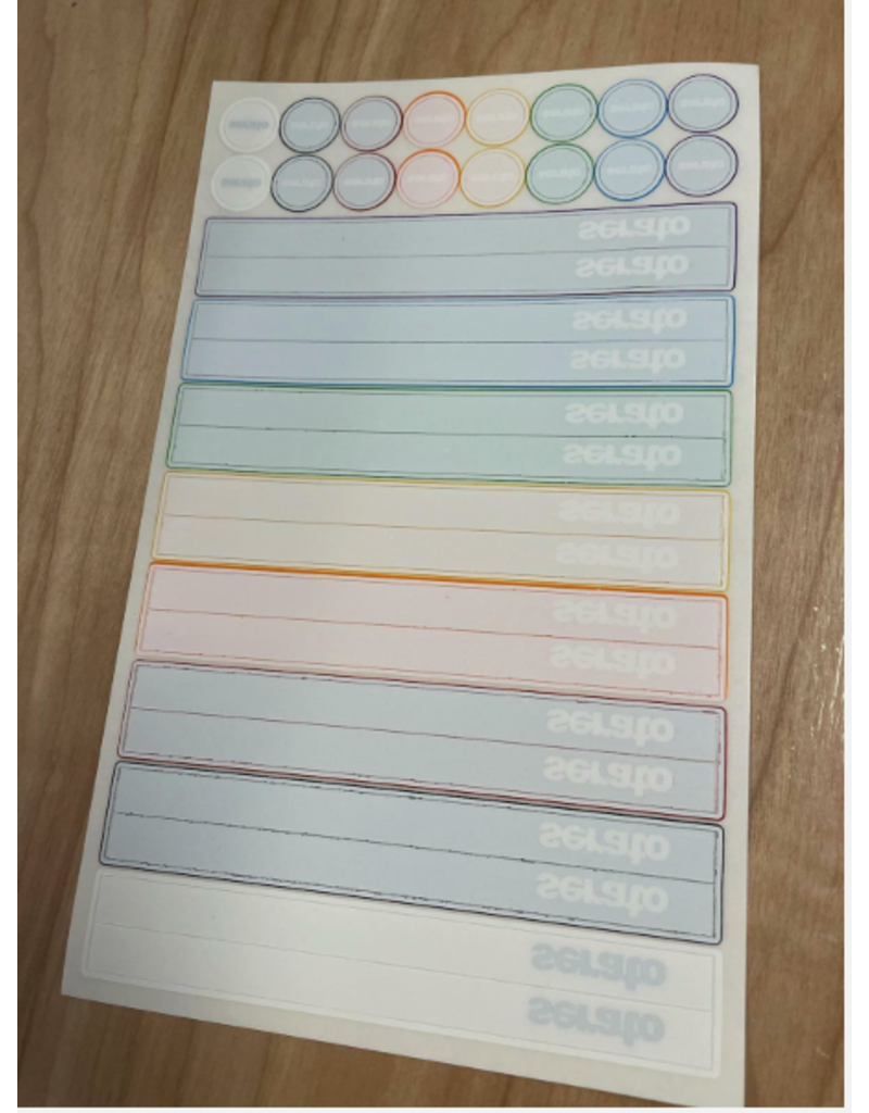 STICKERS from Serato Sticker Lock ... Just the Stickers! - 1 sheet