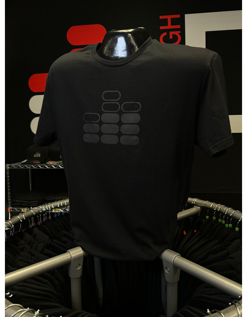 Mile High DJ Supply Mile High DJ Supply Black on Black T Shirt (short sleeved)