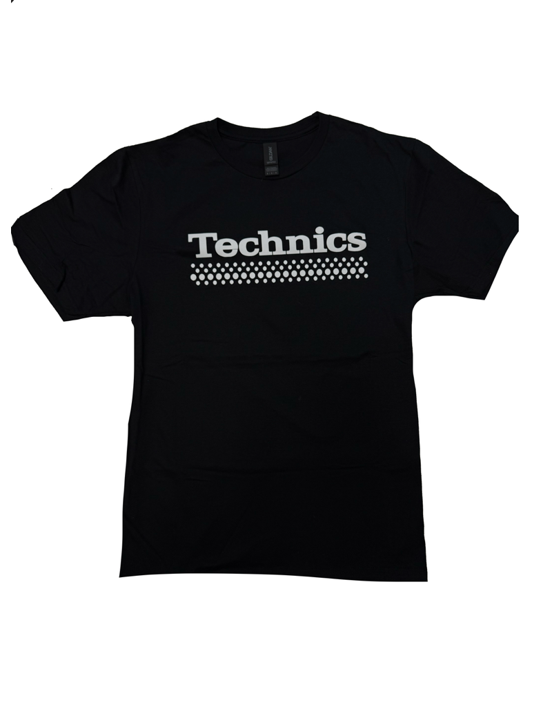 DOTS - WHITE on BLACK  T-shirt Branded