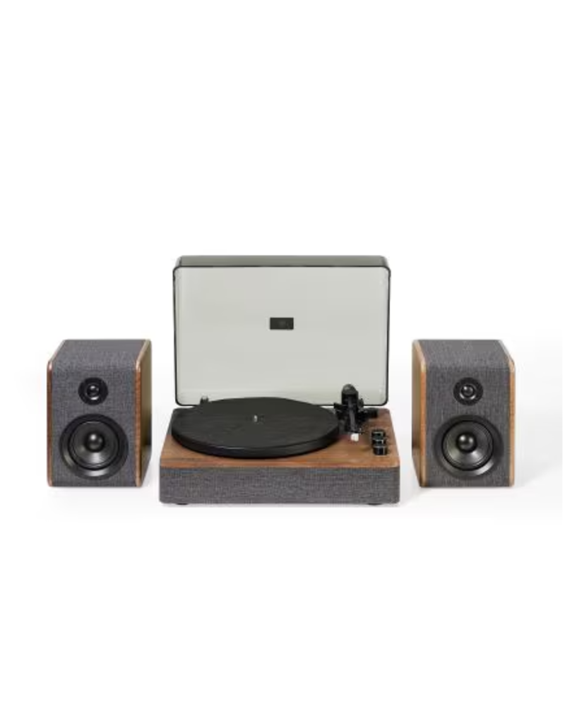 Crosley Crosley Nocturne Record Player Turntable With Speakers - Charcoal