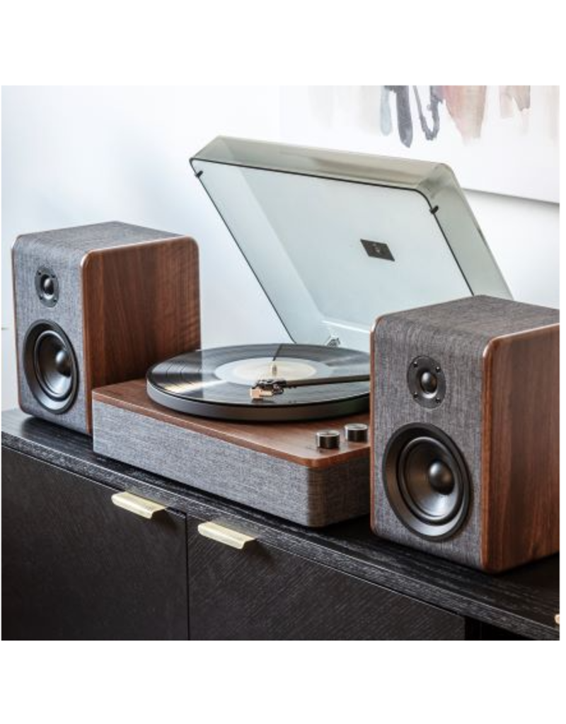 Crosley Crosley Nocturne Record Player Turntable With Speakers - Charcoal