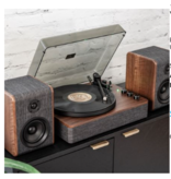 Crosley Crosley Nocturne Record Player Turntable With Speakers - Charcoal