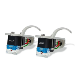 Jico JICO Omnia J44A 7 DJ Improved SD Cartridges Mounted on Silver JICO Headshells (2-Pack) J-AAC0835