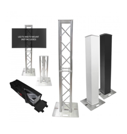 ProX ProX Flex Tower Totem Package - Adjustable 6.56ft or 3.28ft With Soft Carrying Bag (XT-FTP328-656-B)