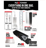 ProX ProX Flex Tower Totem Package - Adjustable 6.56ft or 3.28ft With Soft Carrying Bag (XT-FTP328-656-B)