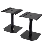 Odyssey Speaker Monitor Stands with Flat Surface Base (Pair) ASPKSTAND2XDT