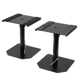 Odyssey Speaker Monitor Stands with Flat Surface Base (Pair) ASPKSTAND2XDT