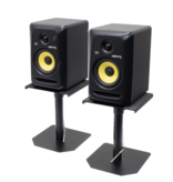 Odyssey Speaker Monitor Stands with Flat Surface Base (Pair) ASPKSTAND2XDT