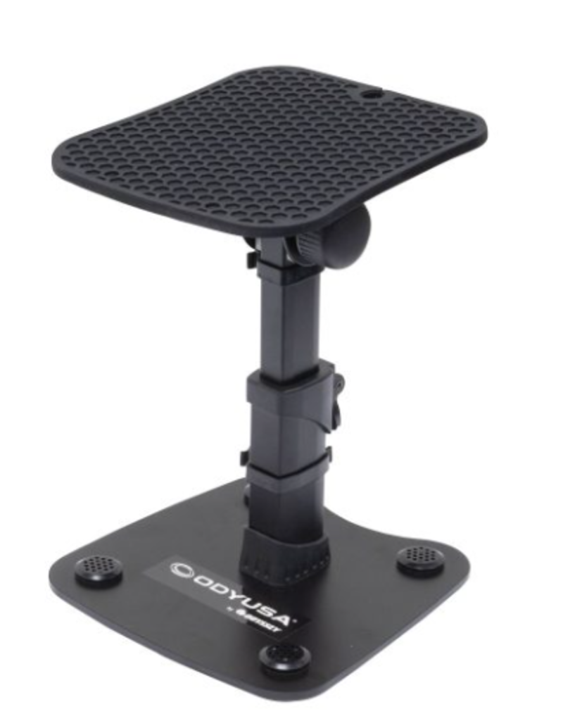 Odyssey Tilt-able Speaker Monitor Stands with Flat Surface Base (Pair) ASPKSTANDSMDT