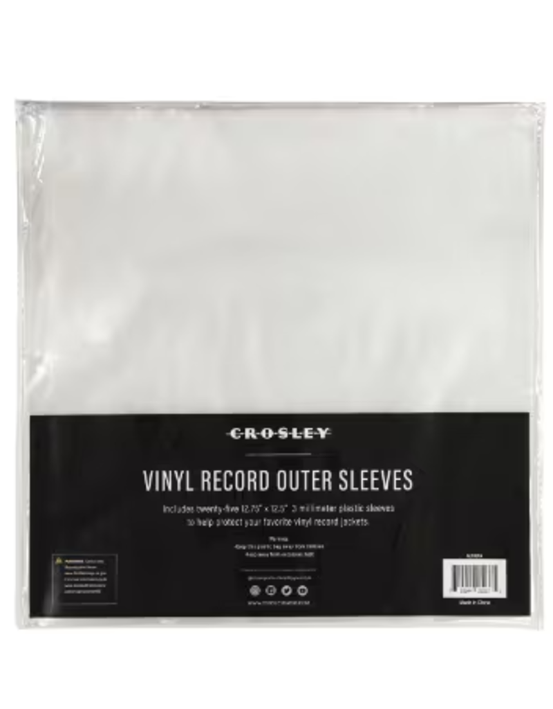 Crosley 12"  Vinyl Record Outer Sleeves - Crosley